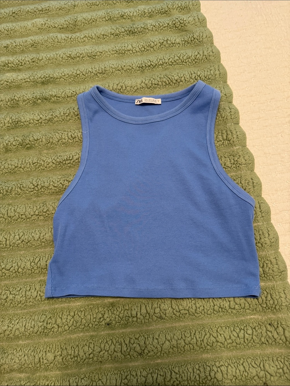Zara Ribbed Crop Tank Top - Picture 6 of 6